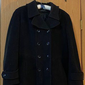 Heavy Jones New York Plus Size Gray Wool Pea Coat